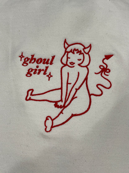 Ghoul Girl Retro Embroidery