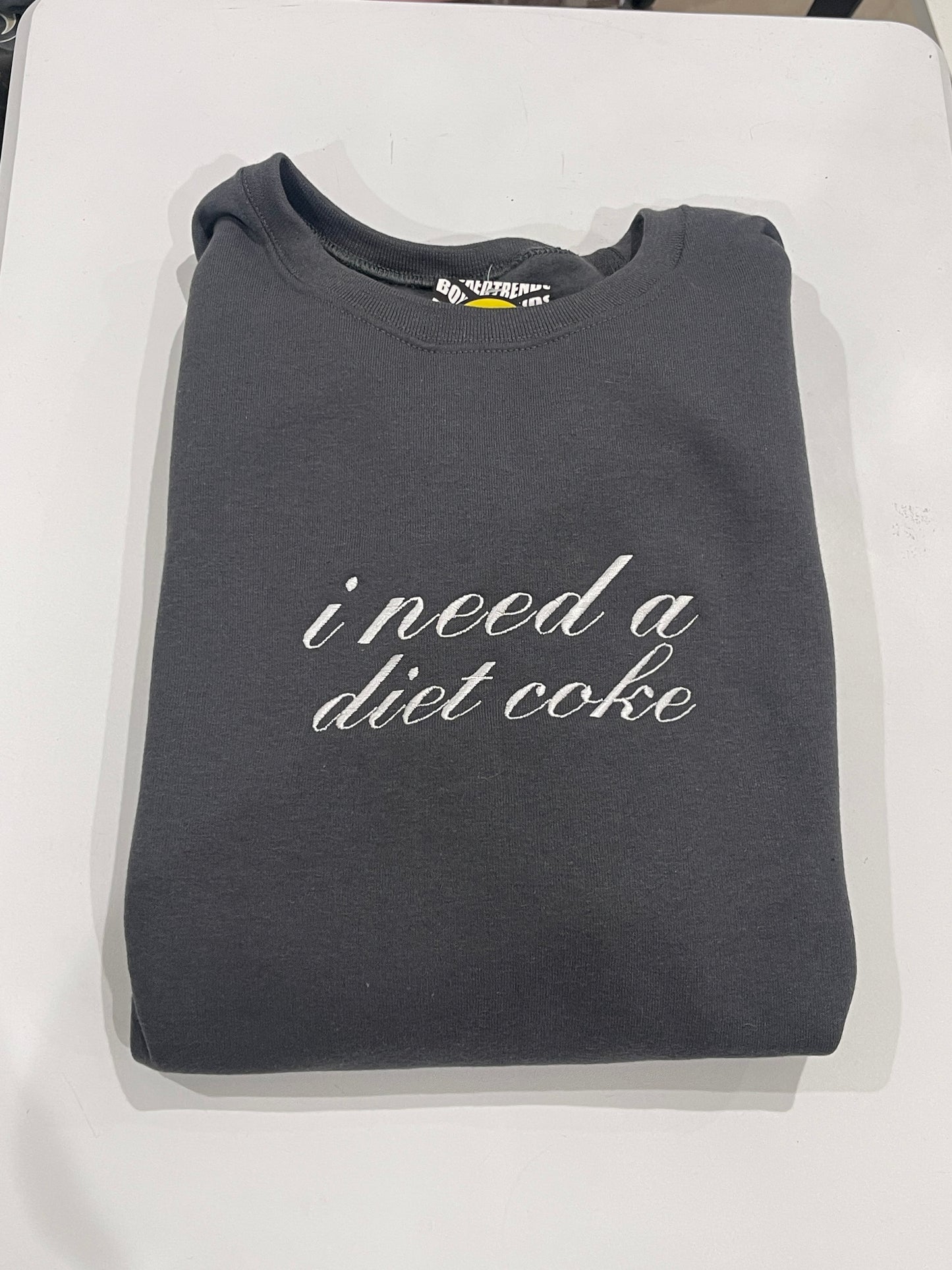 I Need a Diet Coke Embroidery