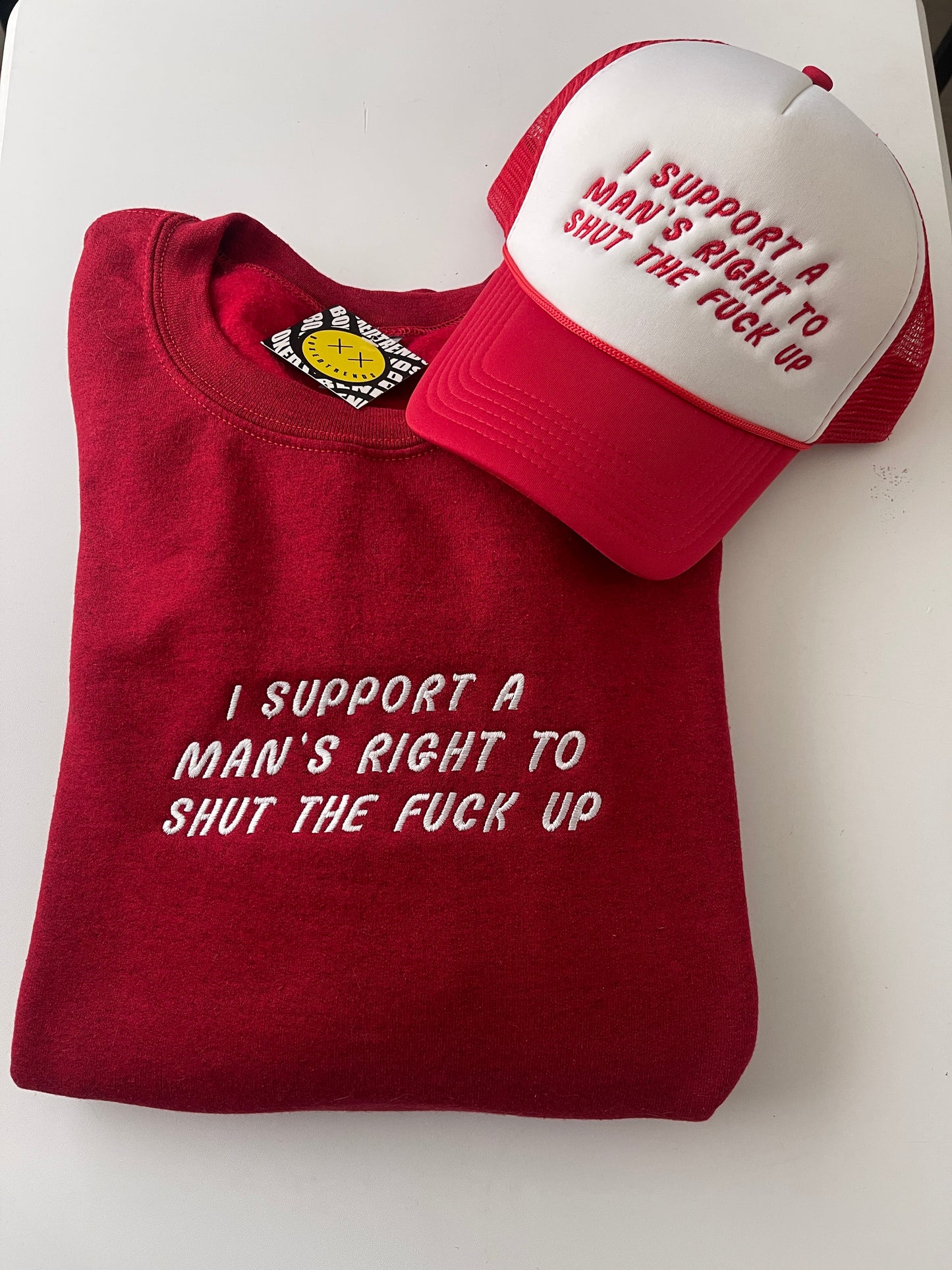 I Support A Man's Right Embroidery