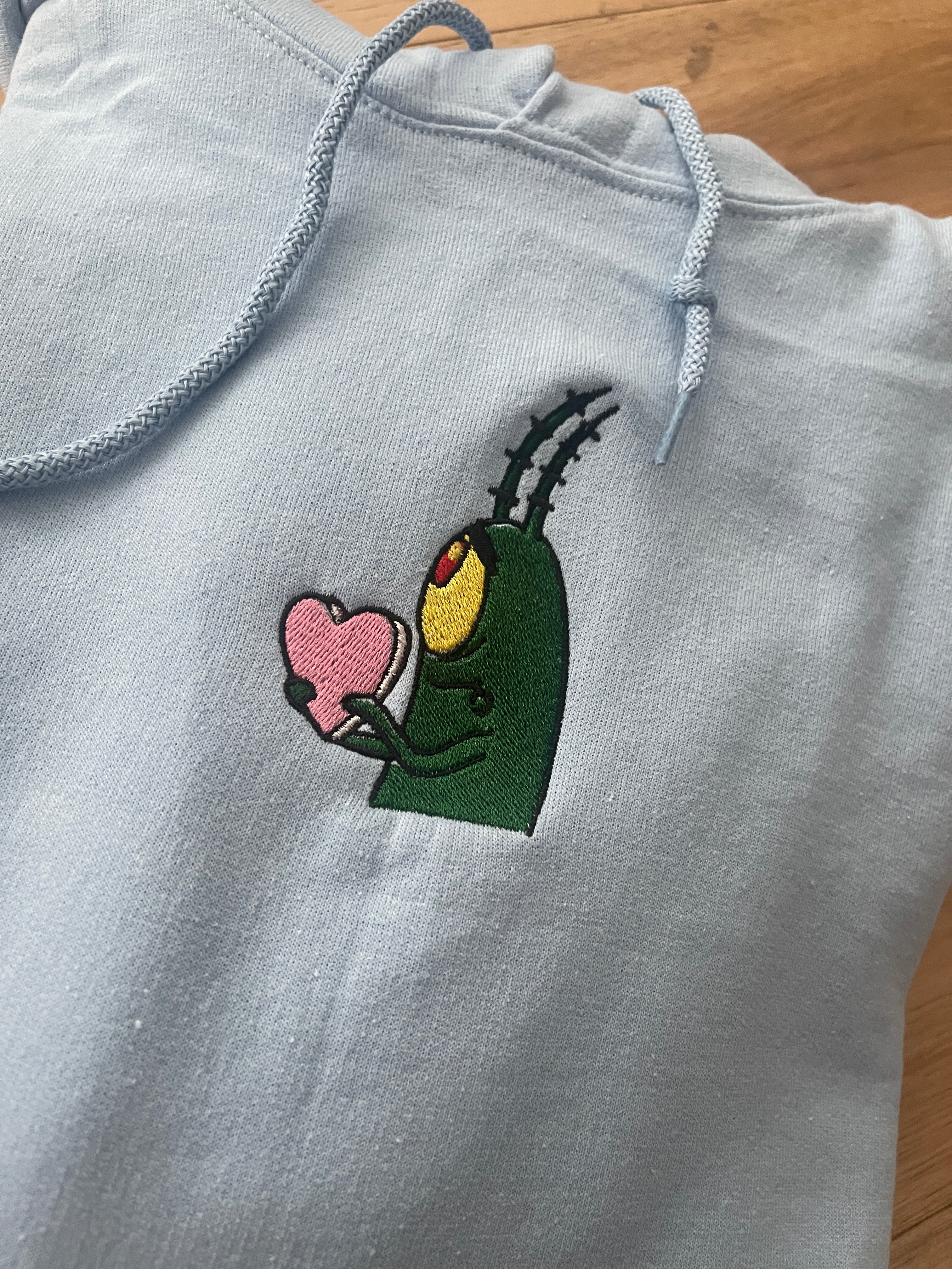 Plankton Heart Embroidery BOXEDTRENDS