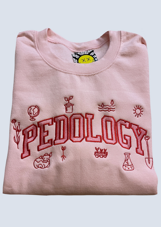 Pedology Spellout Embroidery