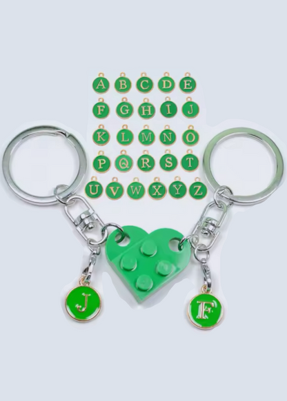 Matching Connecting Brick Keychains