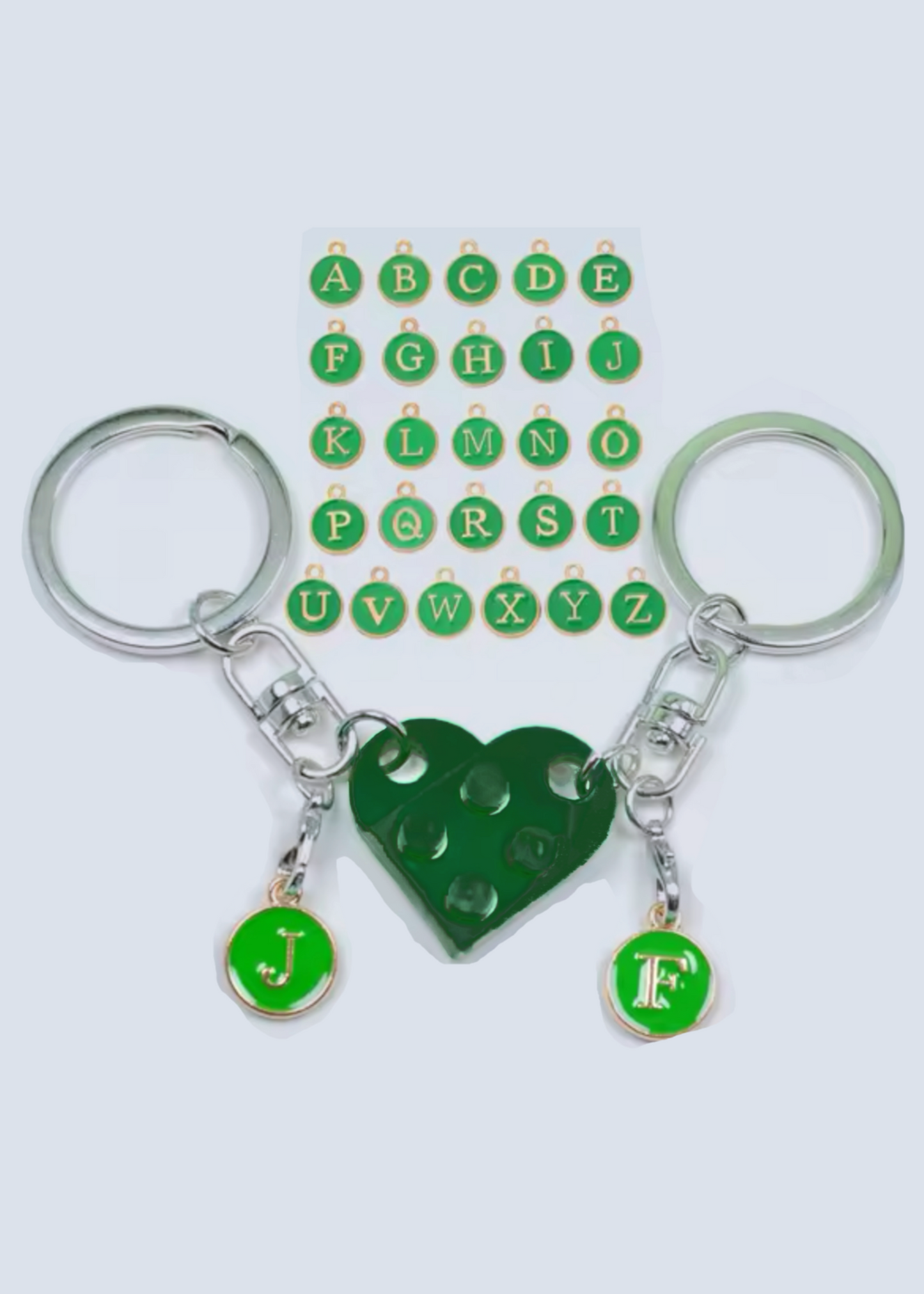 Matching Connecting Brick Keychains