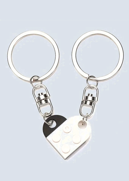 Matching Connecting Brick Keychains