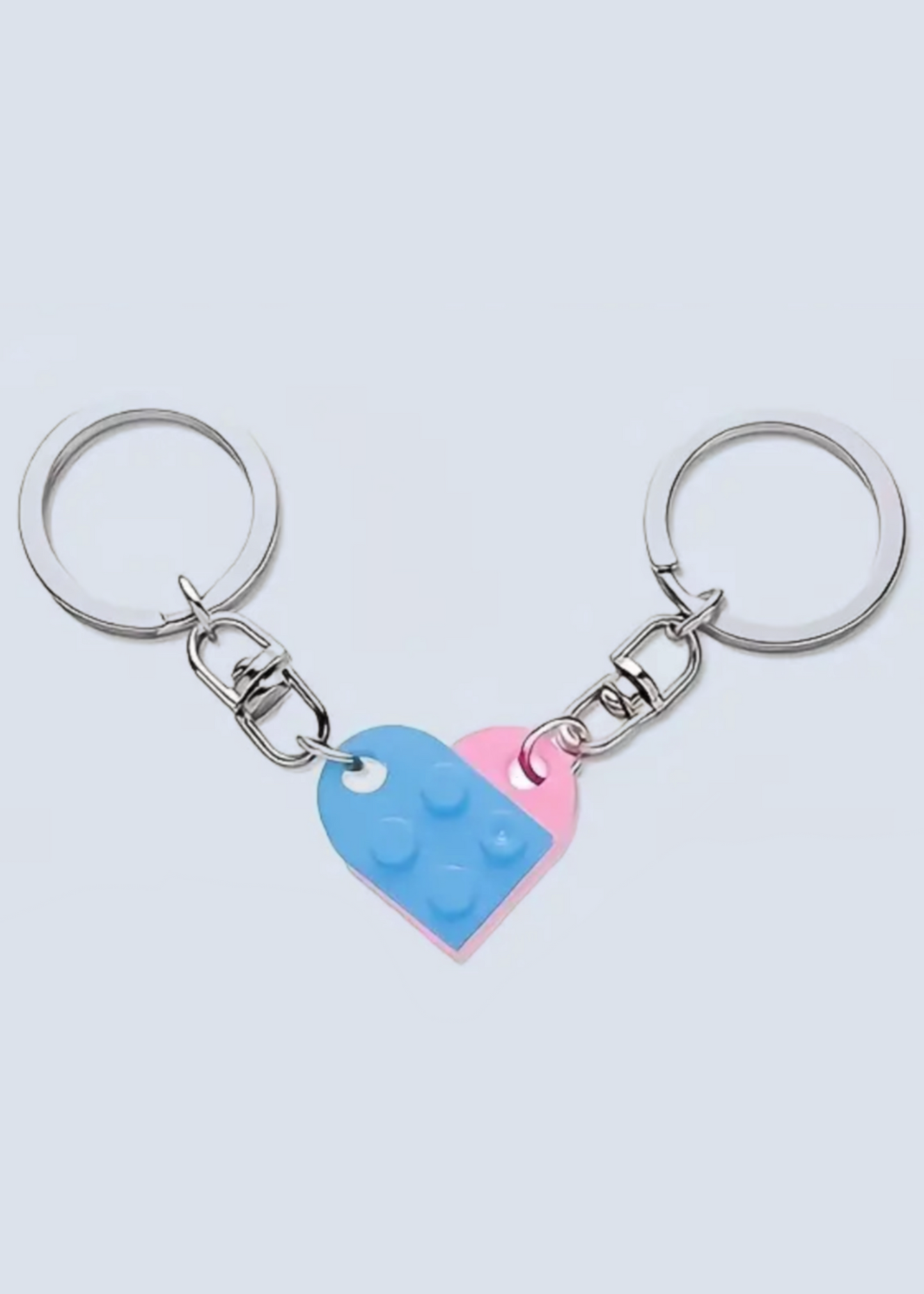 Matching Connecting Brick Keychains