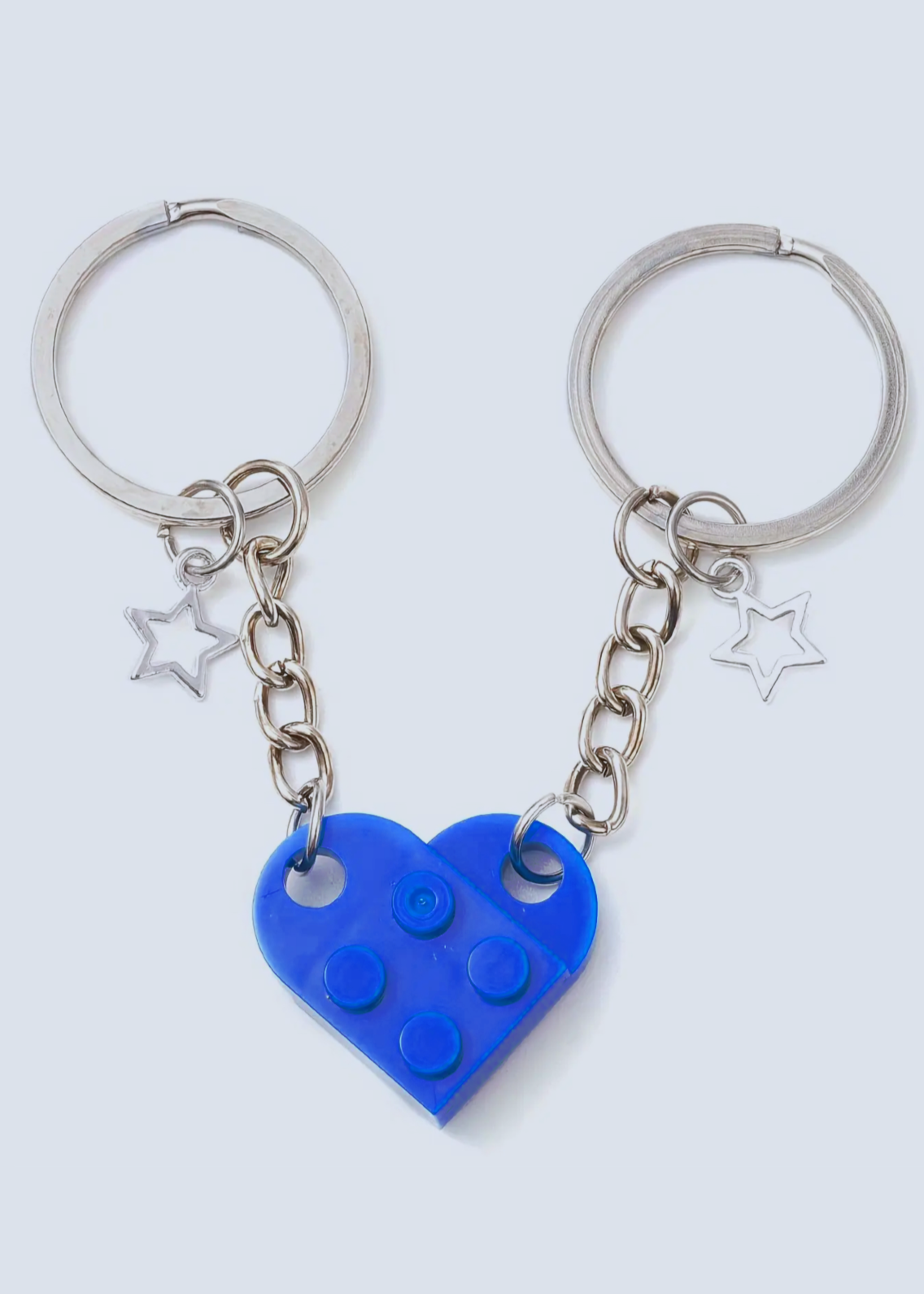 Matching Connecting Brick Keychains