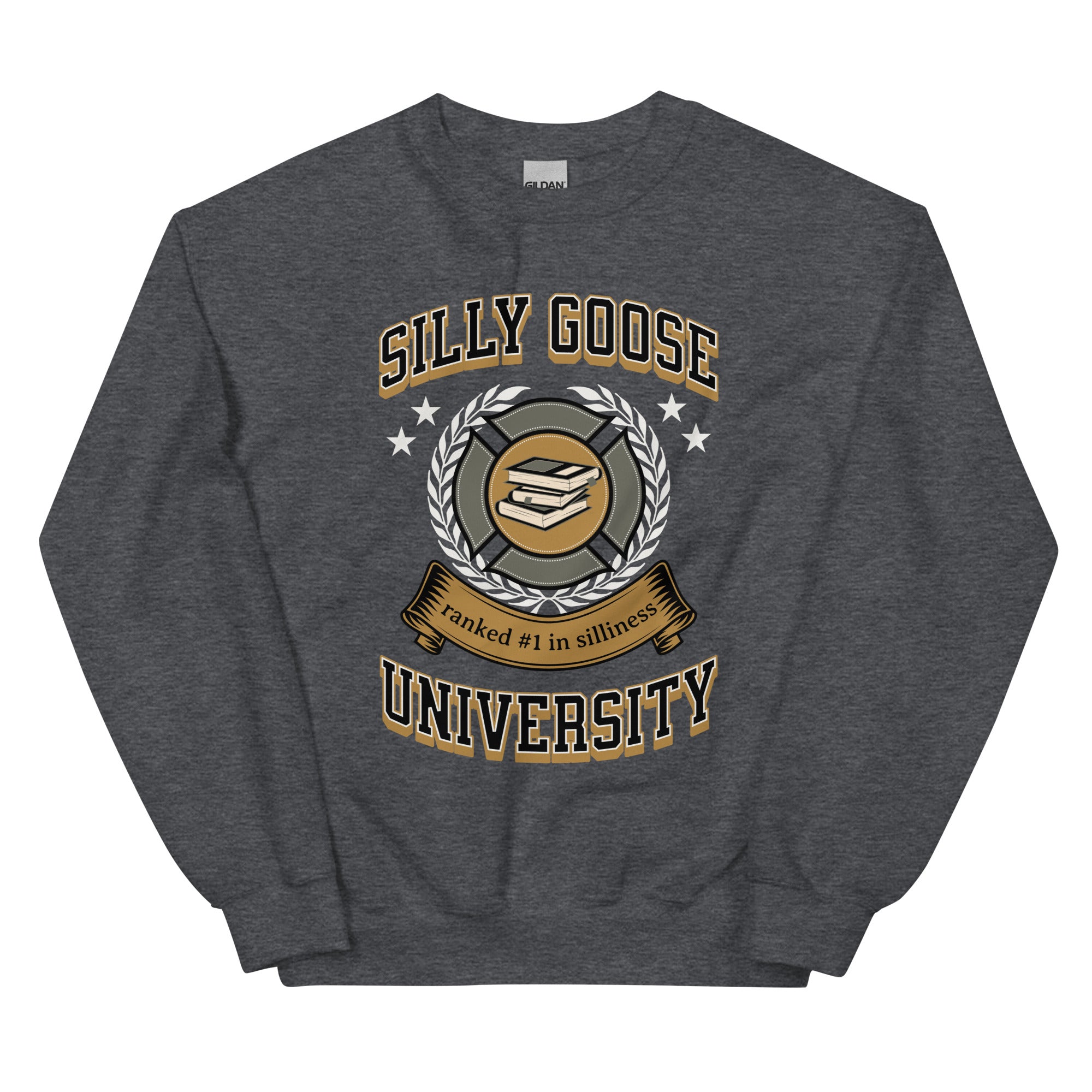 Silly Goose University Sweatshirt Customizable Color BOXEDTRENDS