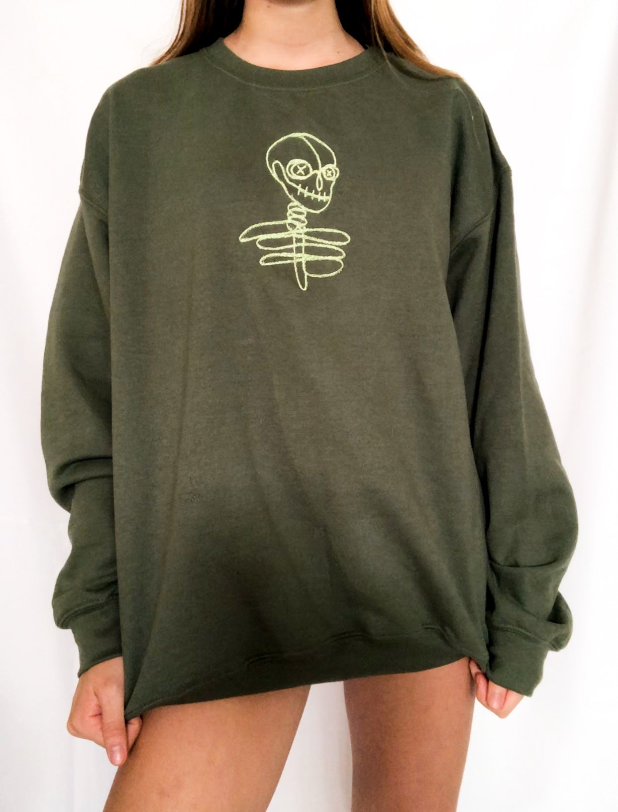 Designer discount embroidered sweatshirt